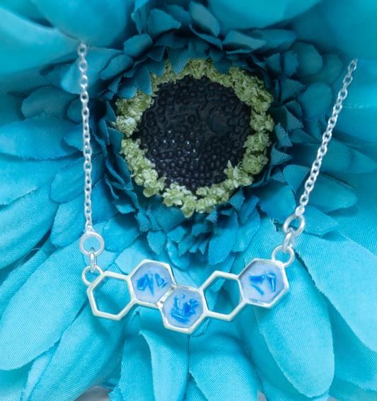 Serene Hexagon Necklace