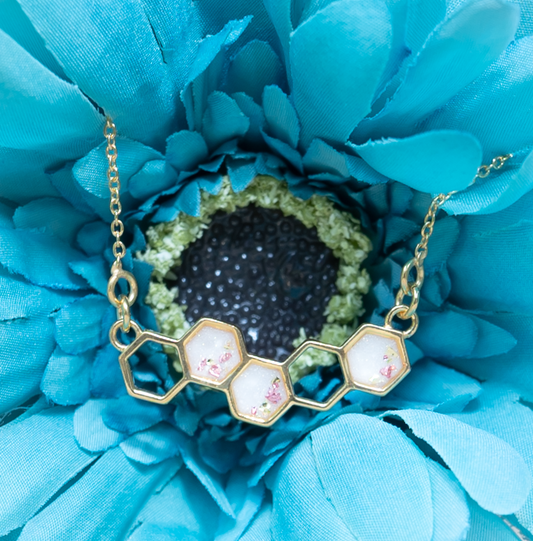 Serene Hexagon Necklace