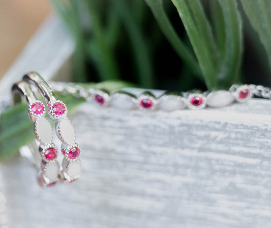 Heirloom Bracelet + Earring Set